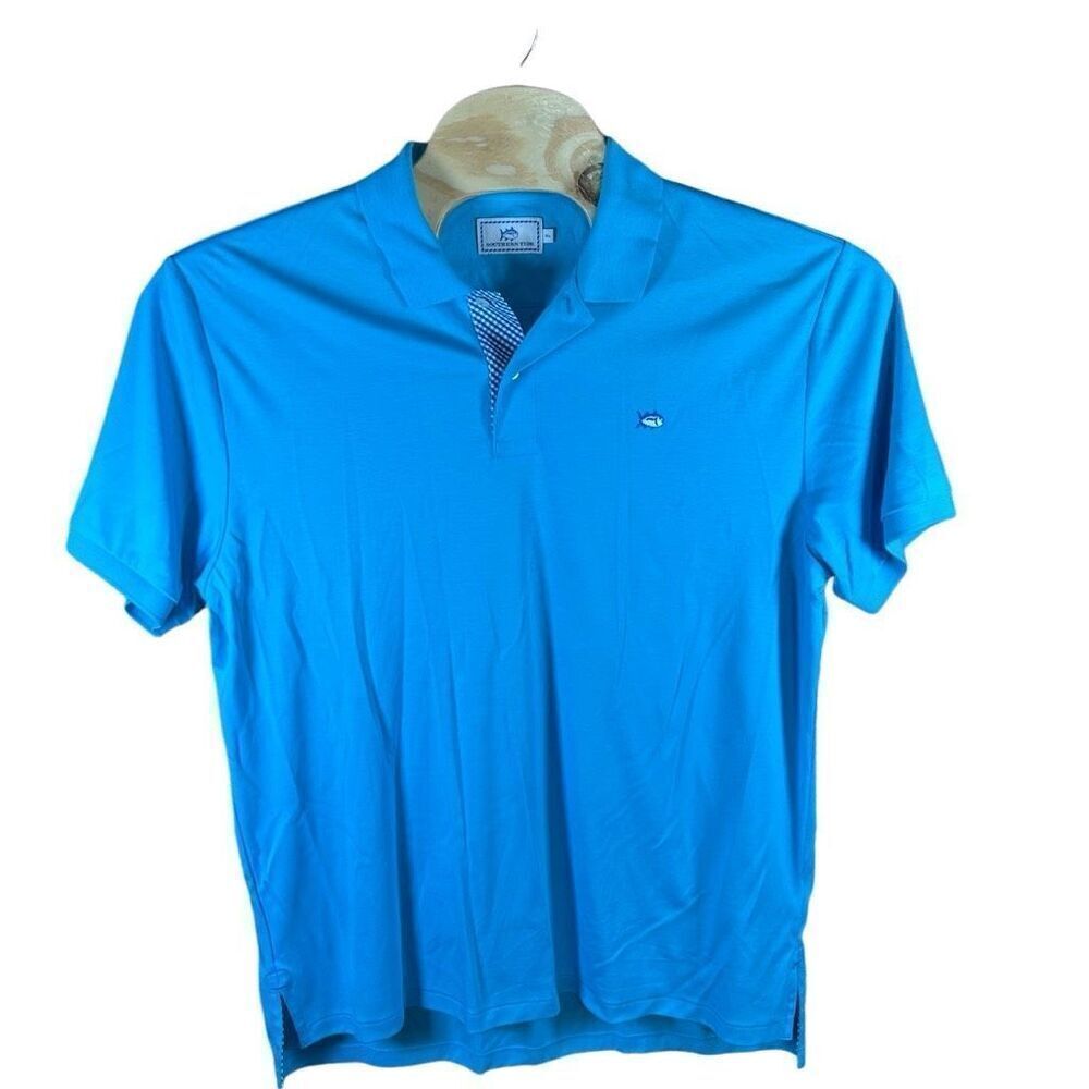 Southern Tide Extra Large (XL) Turquoise Blue Polo